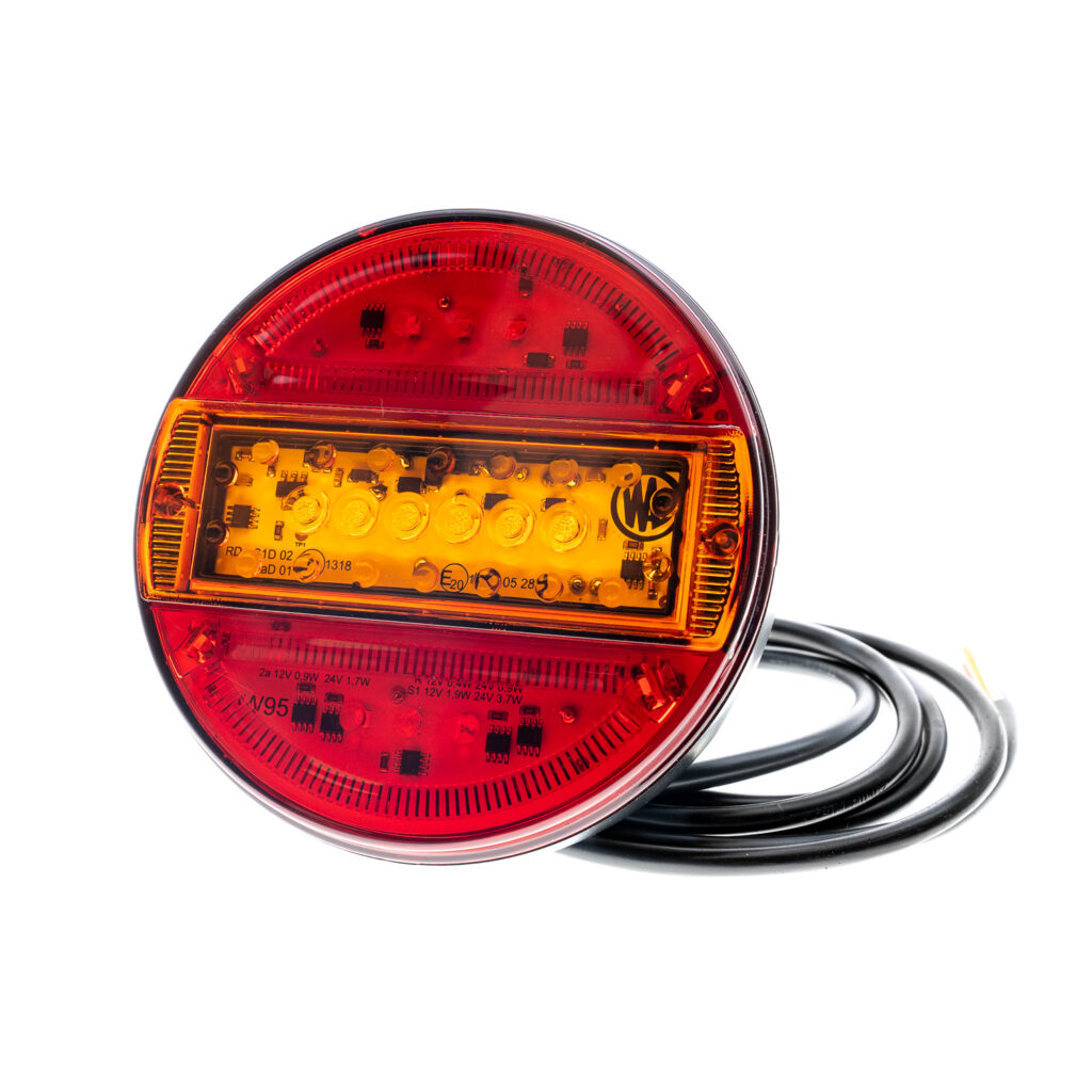 LED Rücklicht rund 12-24V platt - AgrarLED.de