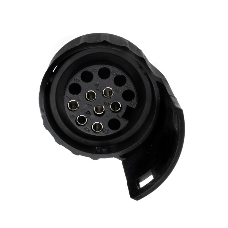 KIMISS Anhängersteckerhalter Universal | Für 7-13 Polige Stecker | Wetterfest & Stabil